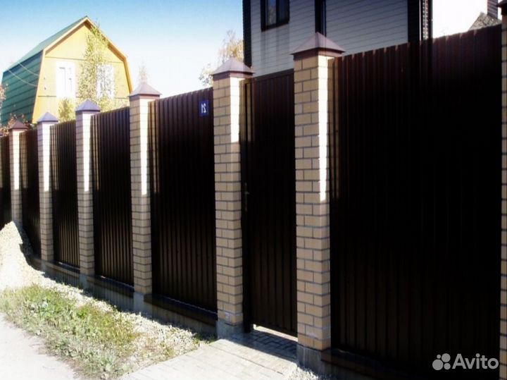 Забор из профнастила