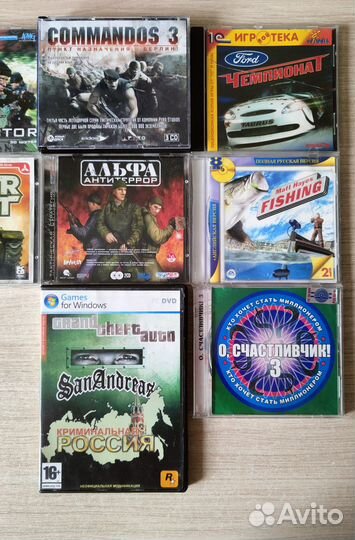 Компьютерные игры диски