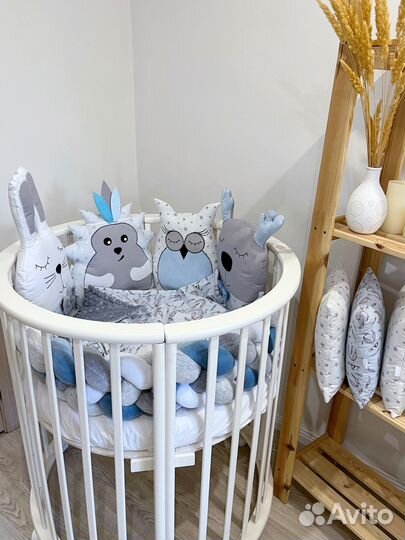 Бортики зверушки косичка