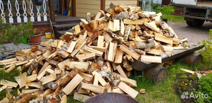 Дрова Береза в наличии в Выборге