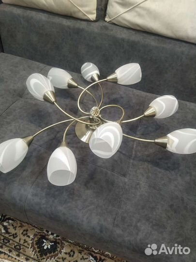 Люстра потолочная бу