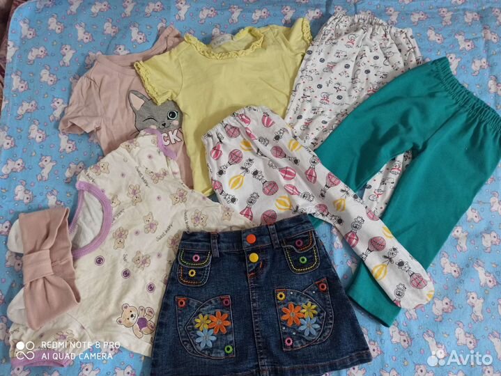 Вещи пакетом для девочки