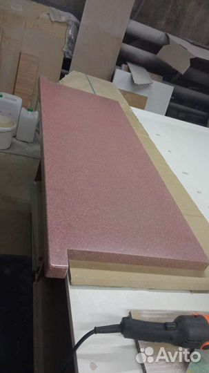 Изготовление подоконников из искусственного камня