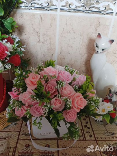 Мыльные букеты