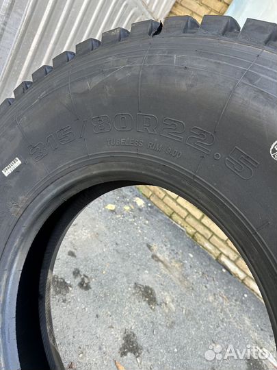 Шина ведущая 315/80R22.5 156/153L firemax/kpatos