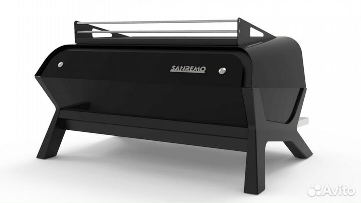 Кофемашина Sanremo F18 SB 2 высокие гр. чёрная мат