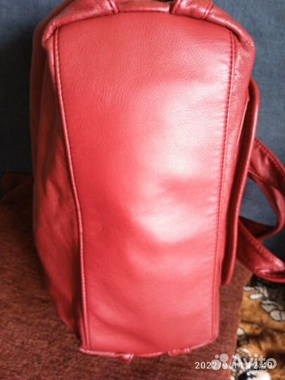 Сумка женская красная