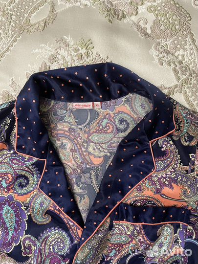 Халат женский шелковый