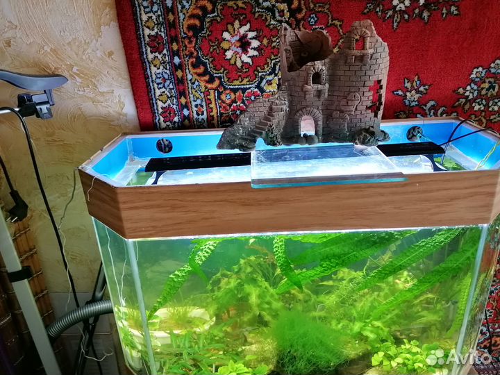 Керамические замки для аквариума и сачки