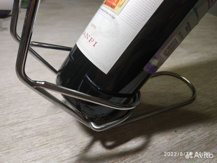 Держатель для винной бутылки сталь