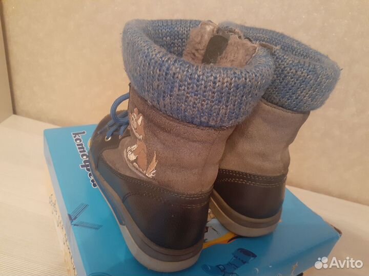 Сапожки зима нат.кожа б/у