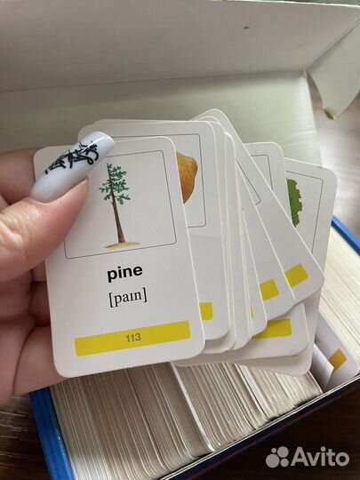 Карточки с английскими словами для детей