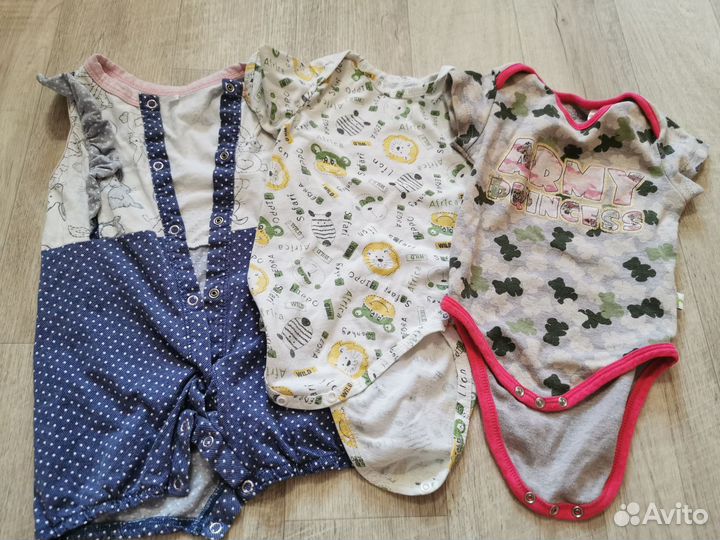 Детские вещи пакетом на девочку 56-74