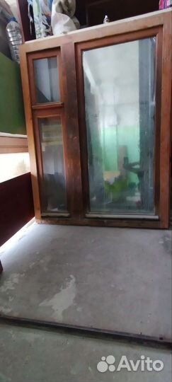 Деревянные окна со стеклопакетом бу