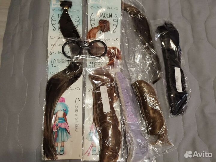 Искусственные волосы для кукол