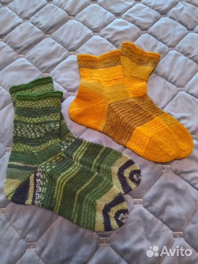 Вязаные носки