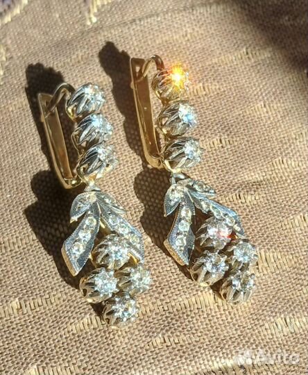 Серьги с бриллиантами