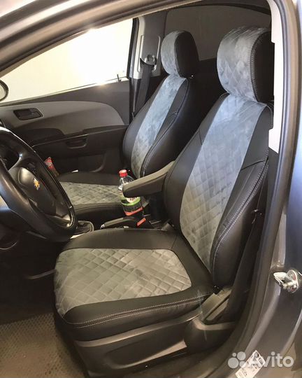 Автомобильные чехлы на Chevrolet Aveo (2012-2015)