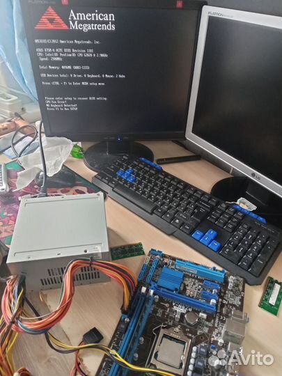 Материнская плата 1155 с процессором