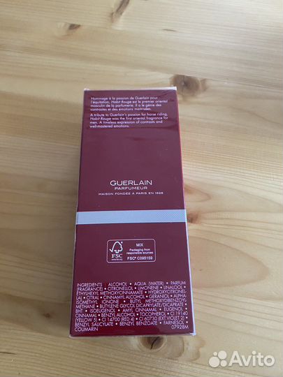 Туалетная вода Guerlain habit rouge