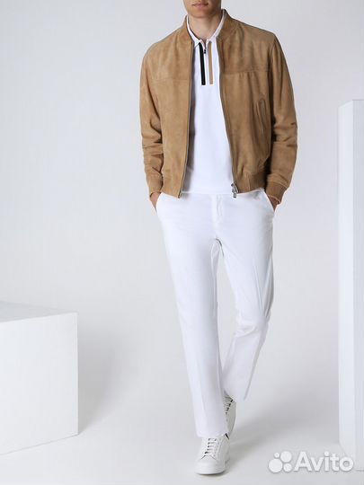 Поло хлопковое boss