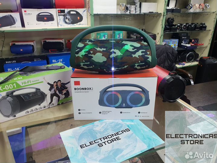 Колонка Джи Би Эль BoomBox 2 Big Light Blue Доста