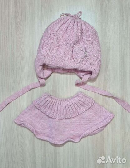 Шапки на девочку 1-2г пакетом
