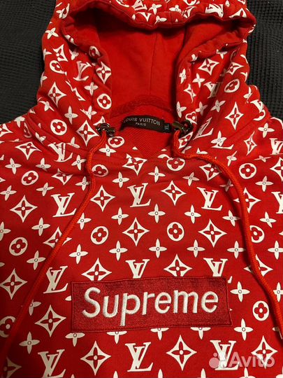 Худи оригинал Supreme/Louis Vuitton