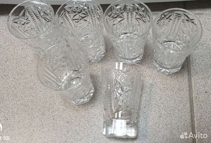 Хрустальные рюмки СССР