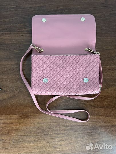 Сумка плетеная натуральная кожа