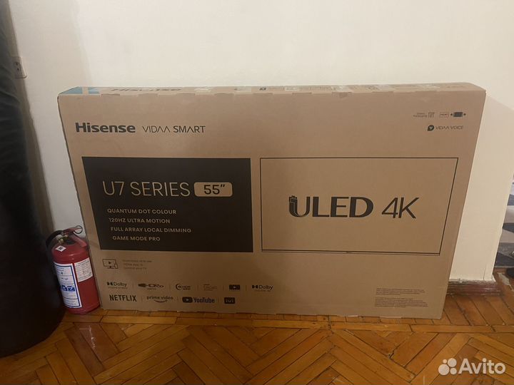Телевизор 55u7hq hisense