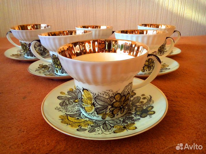 Чайная пара Русское кружево лфз