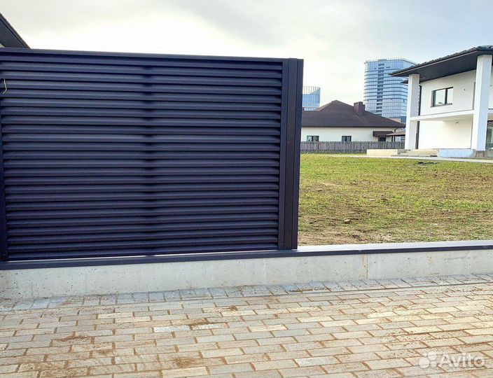 Забор. С установкой