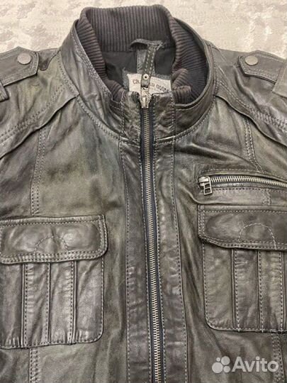 Куртка мужская кожанная осенняя 50-52