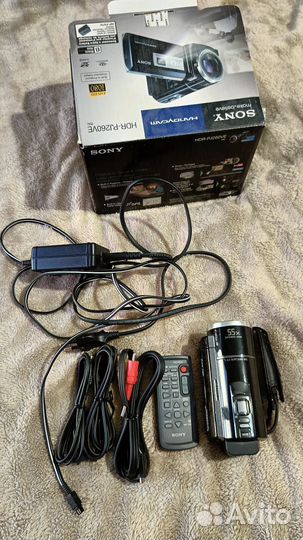 Видеокамера sony hdr pj260ve с проектором