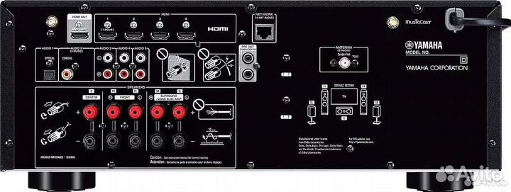 Новый AV-ресивер Yamaha RX-V4A EU, черный