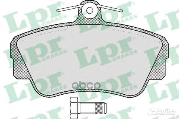 Колодки тормозные volvo 440/460/480 87-96 перед