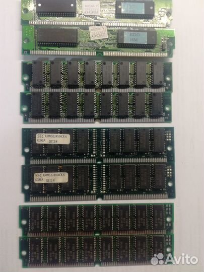 Simm 72pin 4/8/16/32Mb.(EDO)(FPM)