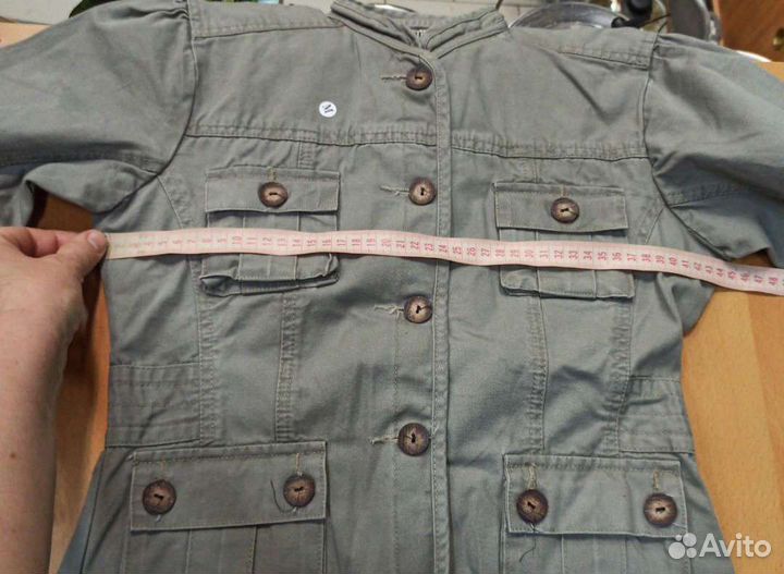 Куртка military style женская ambercrombie хлопок