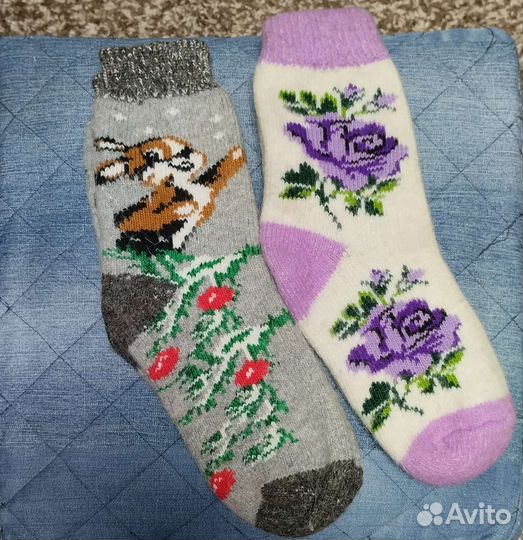 Носки шерстяные женские