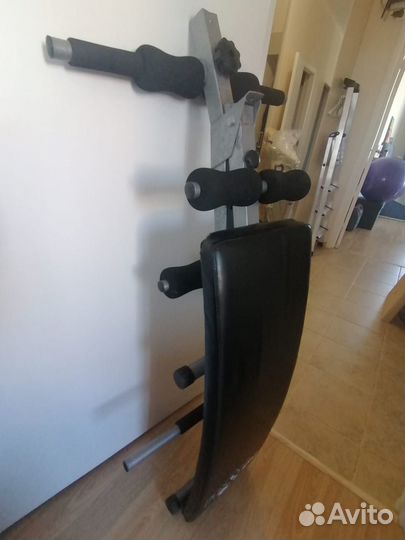 Скамья для пресса и спины - тренажер Iron body Б/У