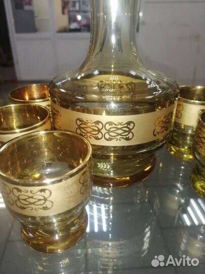 Коньячный набор, графин, для водки, рюмки, стопки