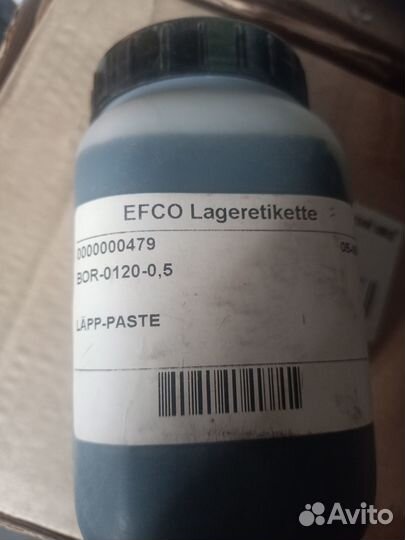 Efco BOR и SKF Паста притирочная