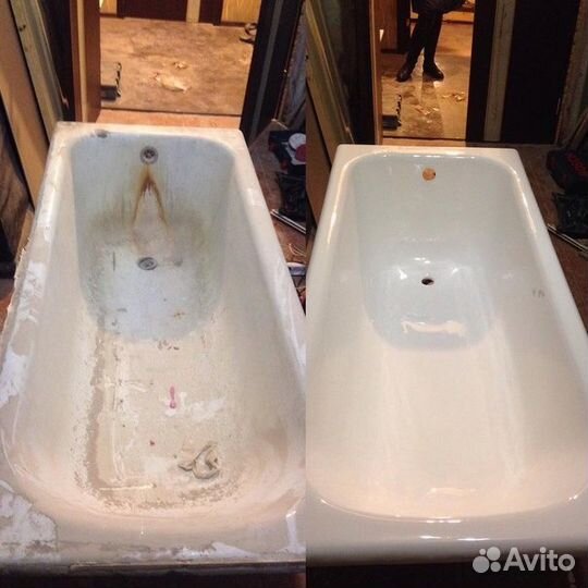 Реставрация ванн. Официальный договор с гарантией