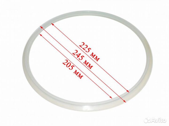 Уплотнитель крышки силиконовый мультиварки Redmond