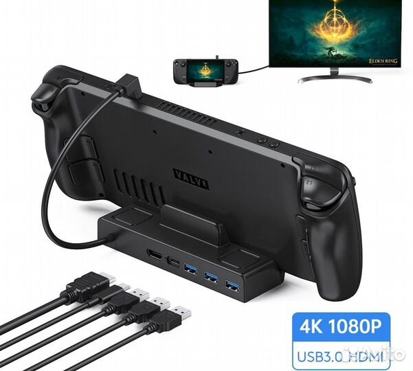 Док станция Steam deck 5 в 1