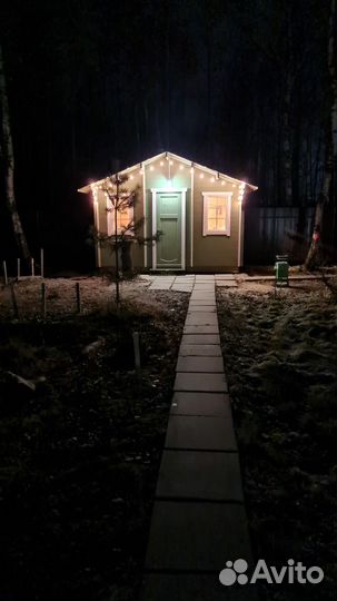 Беседка с мангалом внутри