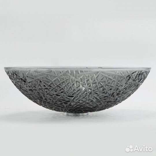 Boheme Monaco Раковина хрустальная черная овальная