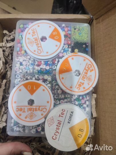 Набор бисера с леской для девочки