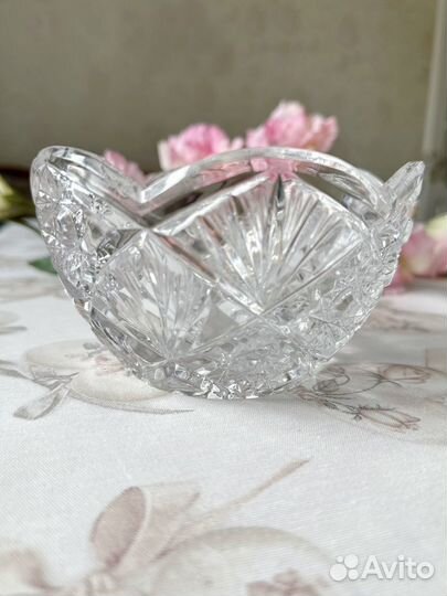 Хрустальная вазочка 13,5 см